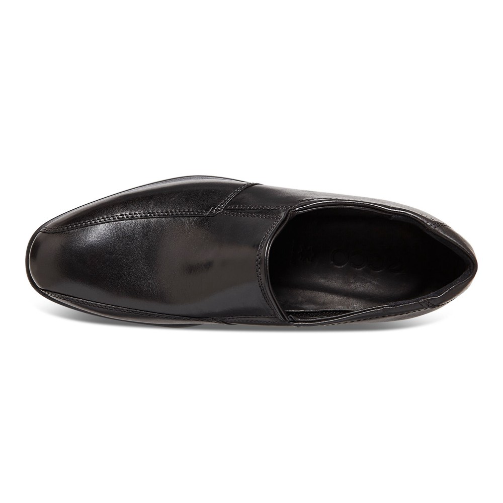 ECCO Mens Slip On Black - Melbourne Bike - DZQ-609587